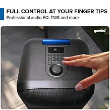 Gemini GRV-2650L Dual 6.5" Professional Speaker with LED Party