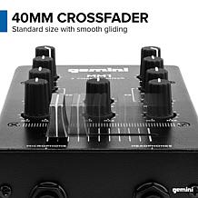 Gemini MM1 2 Channel Pocket Sized DJ Mixer