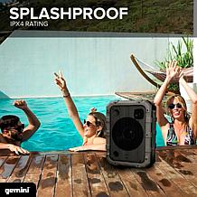 Gemini MPA-2400 Rechargeable Weather Resistant Trolley Speaker - Gray