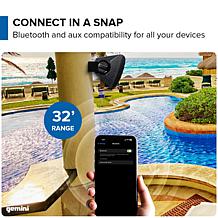 Gemini Sound GHSI-W525BT 6.5" Outdoor Bluetooth Speakers Pair IP44