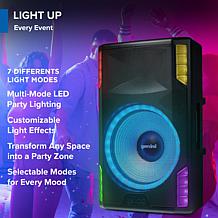 Gemini Sound GSP-L5500PK 15" Bluetooth DJ Speaker w/LED Lights & Mic