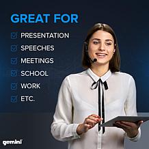 Gemini Sound UHF-04HL Quad Wireless UHF Headset/Lavalier System