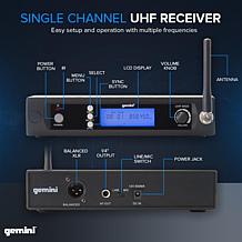 Gemini Sound UHF-6100HL-R2 Wireless UHF Headset/Lavalier Mic System