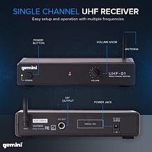 Gemini UHF-01HL UHF Single Headset Wireless Microphone System