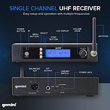 Gemini UHF-6100HL UHF single Headset Wireless Microphone System