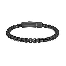Geoffrey Beene Men's Stainless Steel Box Chain Bracelet