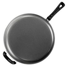 Gibson Everyday 11" Highberry Chicken Fryer with Lid in Grey