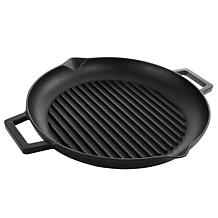 Gibson General Store Addlestone 12" Preseasoned Cast Iron Grill Pan