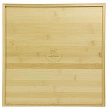 Gibson Home Sadler 15" Wood Serving Tray with Built-in Handles