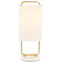 Giulia 21" Gold and White Table Lamp