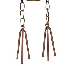 Glitzhome 17.95in.H Iron and Wooden Turkey Welcome Wall Décor