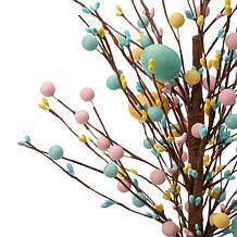 Glitzhome 18" Easter Eggs Table Tree