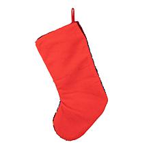 Glitzhome 19in. H Snowman Hooked Stocking
