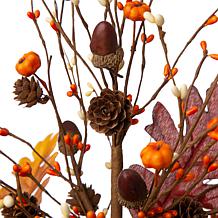 Glitzhome 20in.H Harvest Table Tree Decor