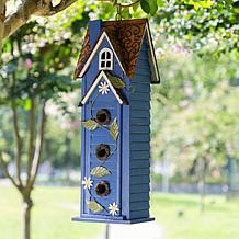Glitzhome 24.25" Villa-Style 3-Tier Solid Wood Birdhouse