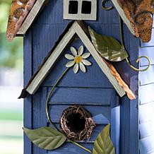 Glitzhome 24.25" Villa-Style 3-Tier Solid Wood Birdhouse