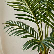 Glitzhome 3.5ft. Faux Areca Palm Tree in Pot