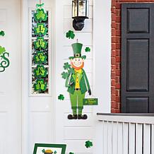 Glitzhome 36in H St. Patrick's Metal Leprechaun Yard Stake/ Wall Decor