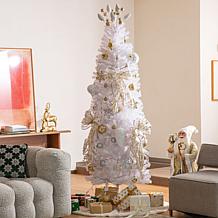 Glitzhome 4-pk 24" Christmas Elegant Silver & Gold Pinecone Picks