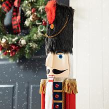 Glitzhome 42" Wooden Christmas Soldier Nutcracker