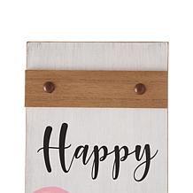 Glitzhome 42in H Wooden HAPPY EASTER Porch Sign