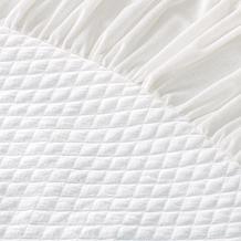 Glitzhome 48in. D Deluxe Velvet Ruffled Christmas Tree Skirt