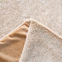 Glitzhome 48in. D Faux Rabbit Fur Christmas Tree Skirt