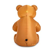 Glitzhome 6 FT Lighted Valentine's Inflatable Bear with Heart Decor