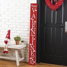 Glitzhome 60in H Happy Valentine's Day Porch Sign