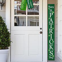 Glitzhome 60in L Wooden St. Patrick's Porch Sign