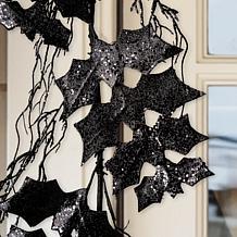 Glitzhome 6ft L Lighted Halloween Bat Garland