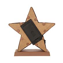 Glitzhome 7.5in. H Marquee LED Star Stocking Holder