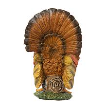 Glitzhome 9.5in. H Thanksgiving Resin Turkey Table Decor