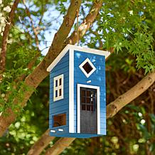 Glitzhome Functional Solid Wood Outdoor Garden Birdhouse