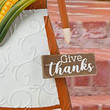 Glitzhome Metal Thanksgiving Pilgrim Yard Stake /Standing Decor