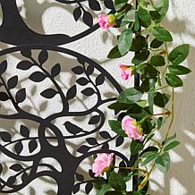 Glitzhome Metal Tree of Life Garden Trellis, Garden Stakes