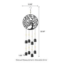 Glitzhome Metal Tree of Life Windchime with Bells