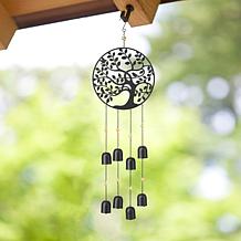 Glitzhome Metal Tree of Life Windchime with Bells