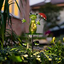 Glitzhome Solar Frog Yardstake