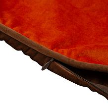 Glitzhome Velvet Pillow Cover With Thankful Word