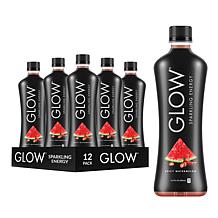 GLOW Beverages 12-pk Spicy Watermelon Flavored Sparkling Energy Water