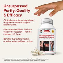 Glucosamine and Chondroitin - 300 Capsules