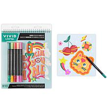 Good Vibes Color By Number Marker Pad