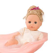 Gotz: Cosy Aquini 13" Soft Cloth Bath Baby Doll with Blond Hair