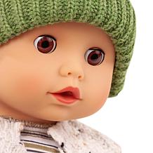 Gotz Muffin Baby - Urban Stripes 13" Doll, Cardigan & Beanie