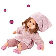 Gotz: Muffin Soft Mood 13" Cuddly Baby Doll with Brown Hair