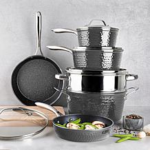 Granitestone 10-Piece Hammered Nonstick Cookware Set