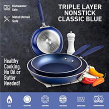 GraniteStone Diamond Fry Pan Set - 3 Piece