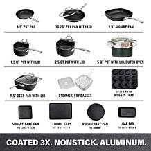 GraniteStone Nonstick Pots and Pans Cookware and Bakeware - 20 Piece