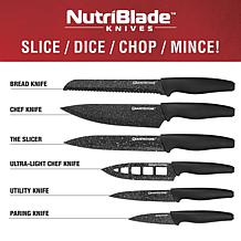Granitestone Nutriblade Professional Chef Kitchen Knife Set - 6 Piece